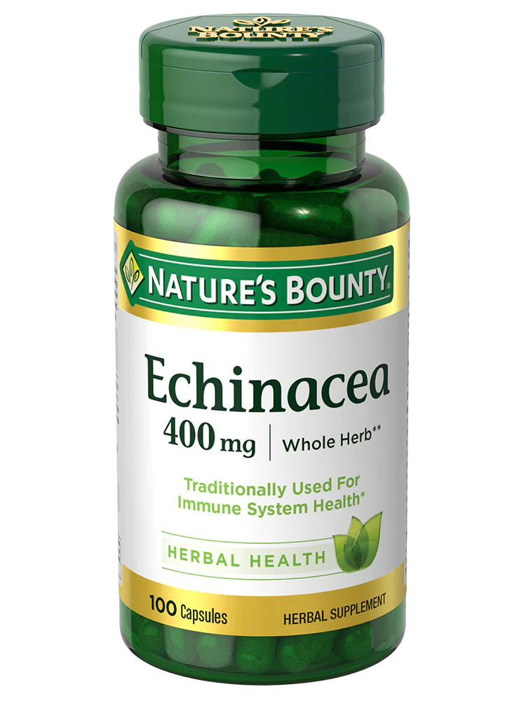 Nature’s Bounty Echinacea 400 mg – 100 Capsules