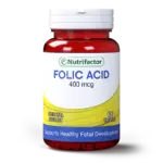 Nutrifactor Folic Acid 400mcg – 60 Tablets