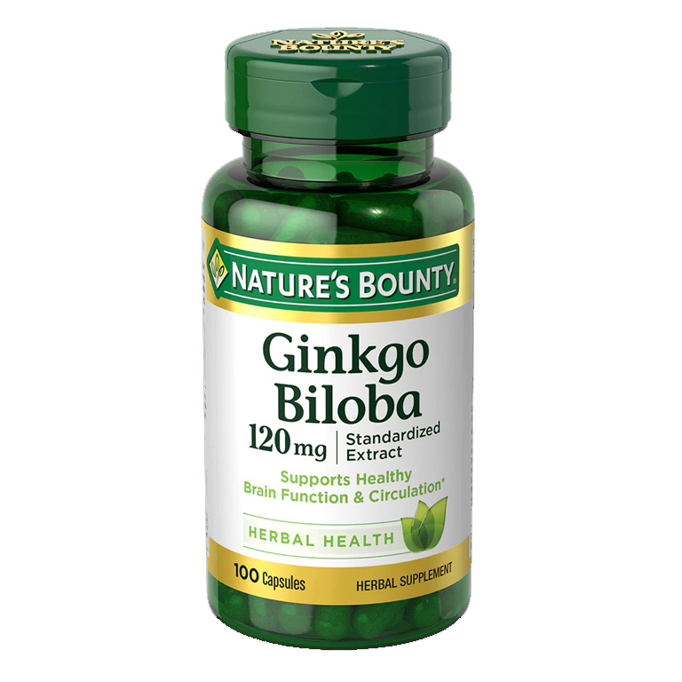 Nature’s Bounty Ginkgo Biloba 120mg – 100 Capsules