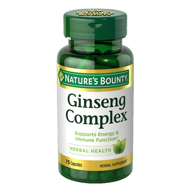 Nature’s Bounty Ginseng plus Royal jelly Complex 75 Capsules