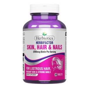 Herbifactor Skin Hair and Nail 2000mcg Biotin 30 Tablets