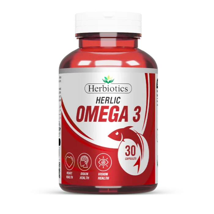 Herbiotics Herlic Omega 3 Fish Oil 30 Softgels