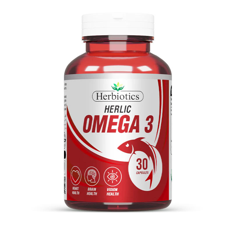 Herbiotics Herlic Omega 3 Fish Oil 30 Softgels