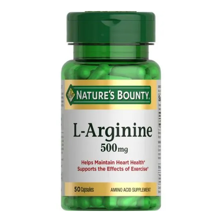 Nature’s Bounty L-Arginine 500mg – 50 Capsules