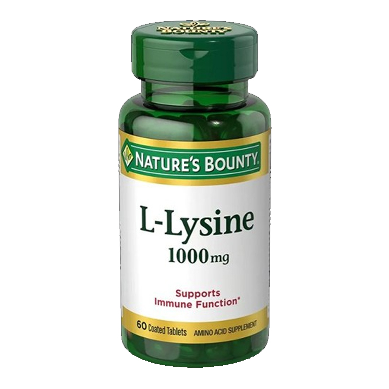 Nature’s Bounty L-Lysine 1000mg – 60 Coated Tablets