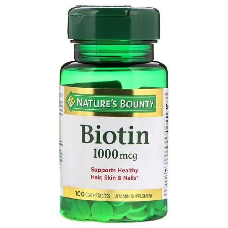 Nature’s Bounty Biotin 1000 mcg – 100 Coated Tablets