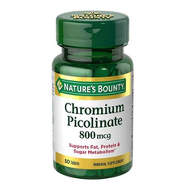Nature’s Bounty Chromium Picolinate 800 mcg – 50 Tablets