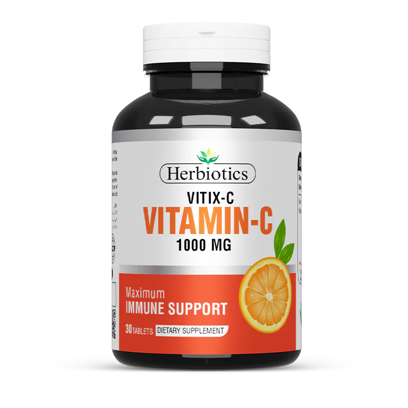 Herbiotics Vitix-C – Vitamin C 500mg – 30 Tablets
