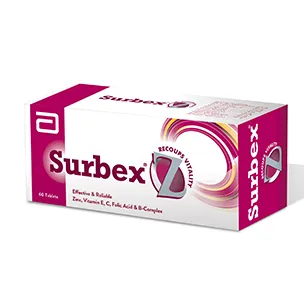 Abbott SURBEX-Z – 60 Tablets
