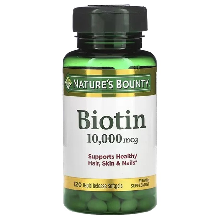 Nature’s Bounty Biotin 10000mcg 120 Softgels