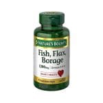 Nature's Bounty Fish, Flax & Borage Oil 1200mg – 72 Softgels
