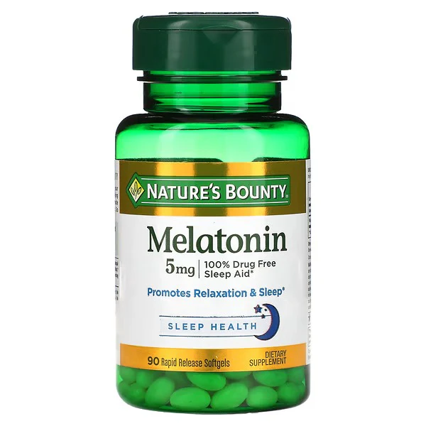 Nature’s Bounty Melatonin 5mg 90 Softgels 5 mg