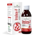 Irolex-F Syrup – Iron, Folic Acid & Multivitamin Formula for Women – 120ml | Herbiotics