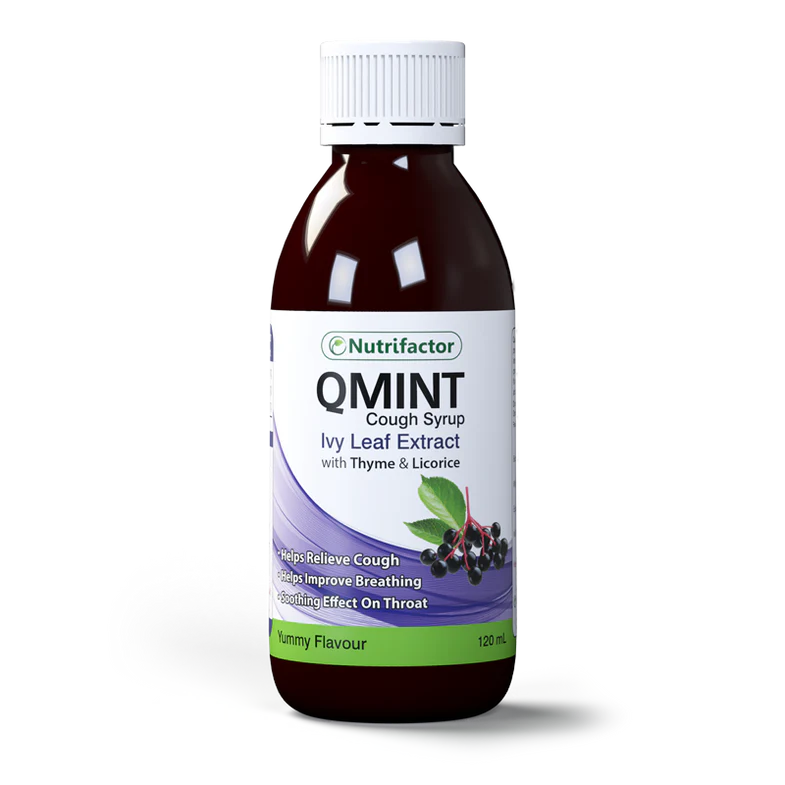 Qmint Herbal Cough Syrup – 120ml nutrifactor