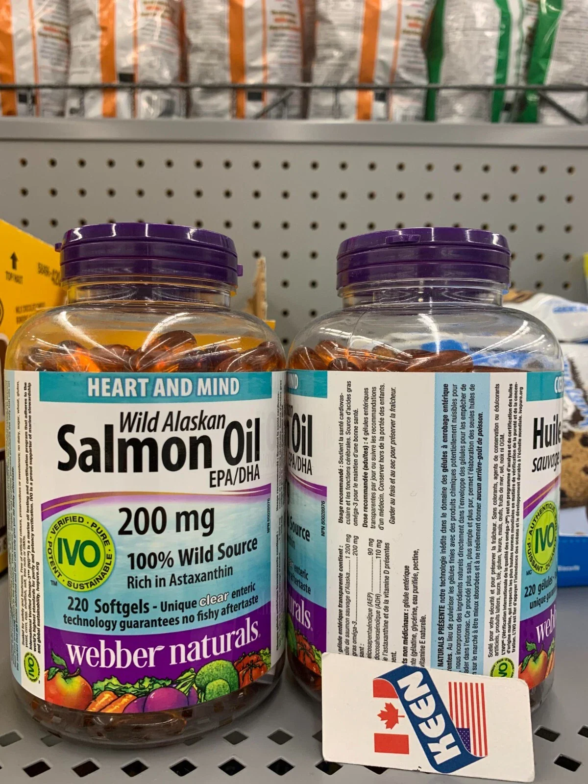Webber Naturals Wild Alaskan Salmon Fish Oil – 220 Softgels - Image 2