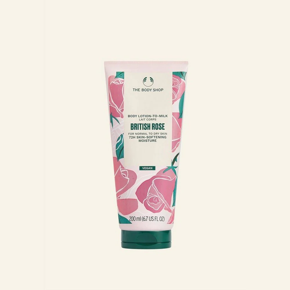 The Body Shop British Rose Lotion to Milk – 200 ml