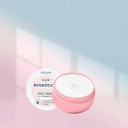 Oriflame Glow Essentials Face Cream with Vitamins E & B3 – 75 ml - Image 2