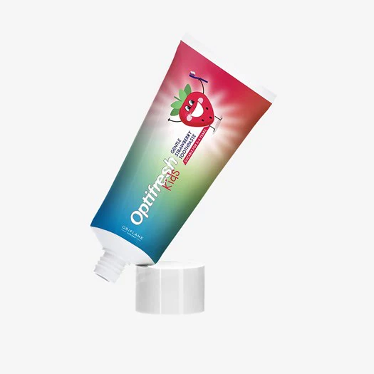 Oriflame Optifresh Kids Gentle Strawberry Toothpaste – 50 ml - Image 3