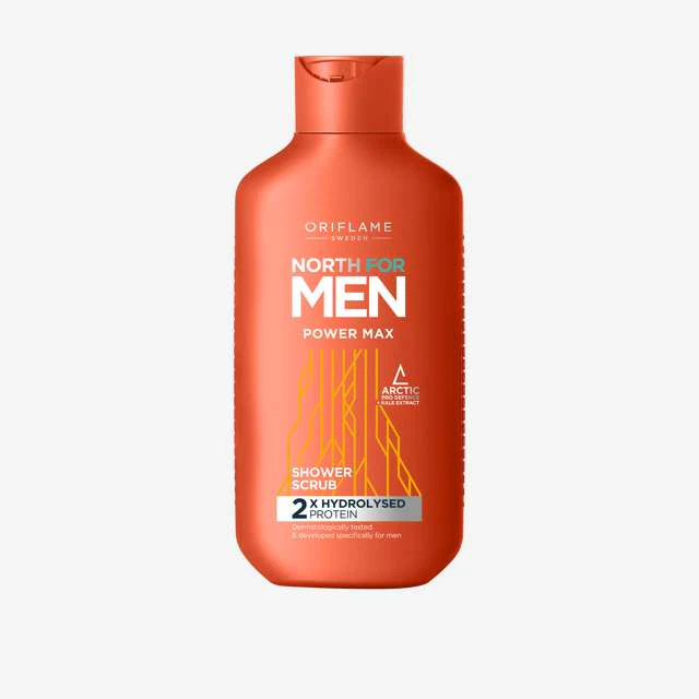 Oriflame North For Men PowerMax Shower Scrub – 250 ml
