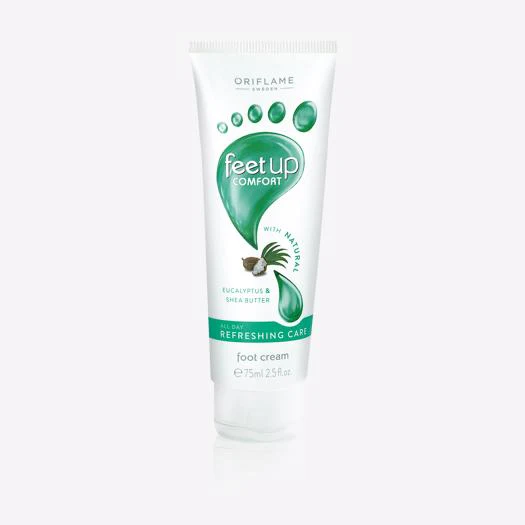 Oriflame Feet Up Comfort All Day Refreshing Care Foot Cream – Cooling Hydration (75ml)