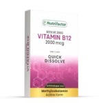 Nutrifactor BZOLIVE 2000 Vitamin B12 2000mcg Methylcobalamin 30 Sublingual Tablets