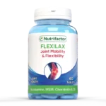 Nutrifactor Flexilax Joint Mobility and Flexibility supplement with Glucosamine, MSM, Chondroitin and D3, 60 tablets