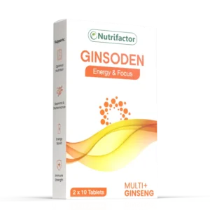 Nutrifactor Ginsoden Energy & Focus Multi+ Ginseng 20 Tablets