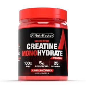 Nutrifactor NU Creatine Monohydrate Powder 5g 200g 25 Servings Unflavored