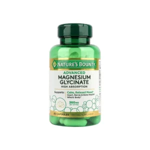 Nature's Bounty Advanced Magnesium Glycinate 360mg 90 Capsules bottle
