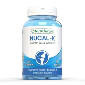 Nutrifactor Nucal-K Vitamin D3 Calcium with Vitamin K 30 Tablets bottle