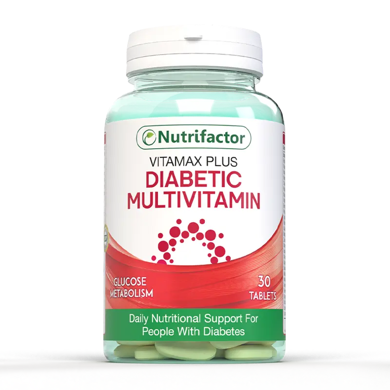 Nutrifactor Vitamax Plus Diabetic Multivitamin 30 Tablets bottle