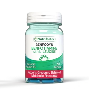 Nutrifactor BENFODYN Benfotiamine with L-Leucine 30 Capsules for Glycemic Balance and Metabolic Support